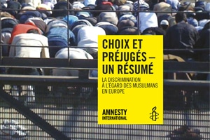 Islamophobie : Rapport d’Amnesty International