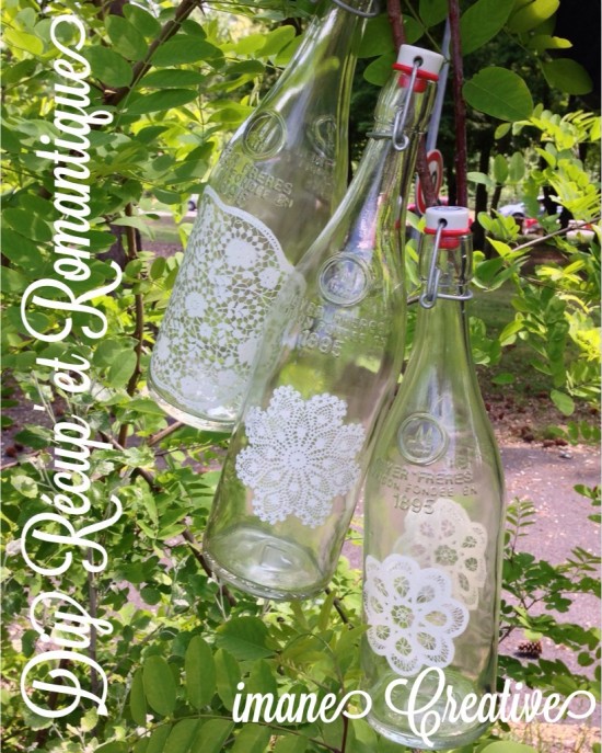 DIY recup : une Carafe Romantique et Printanière