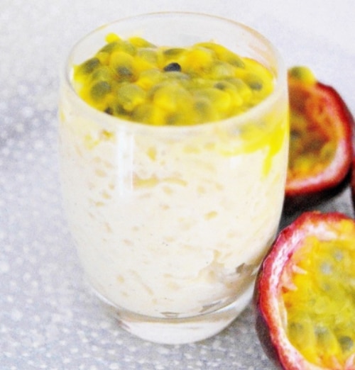 Riz au lait de coco & Fruits de la passion