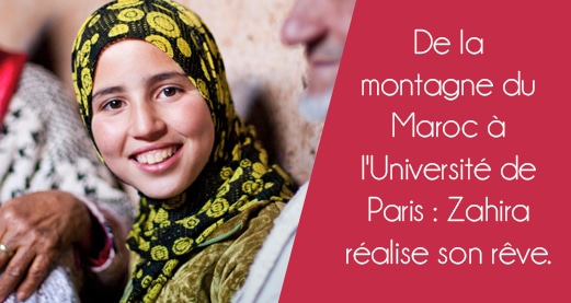 De la montagne du Maroc à l’Université de Paris : Zahira réalise son rêve