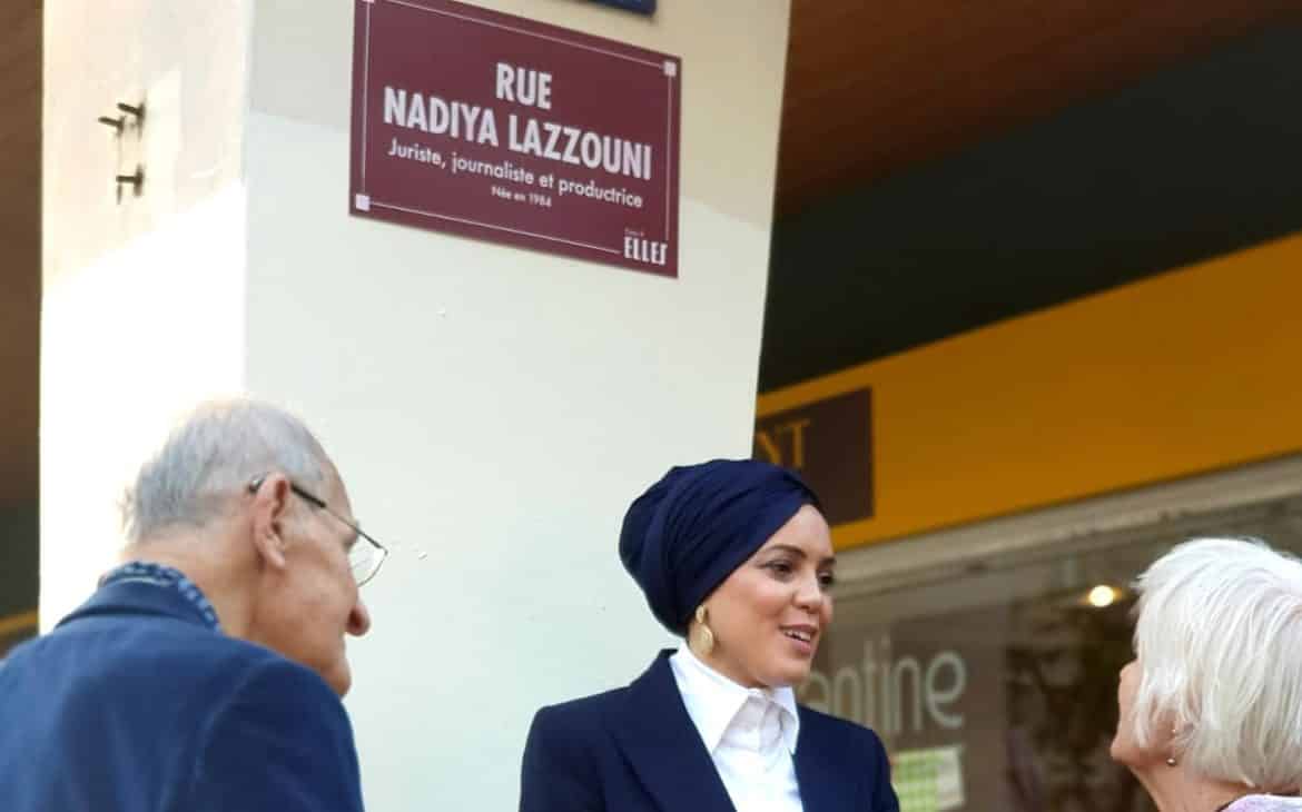 Grande PREMIÈRE ! une rue porte le nom d’une femme VOILÉE